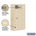 Salsbury Cell Phone Storage Locker - with Front Access Panel - 7 Door High Unit (8 Inch Deep Compartments) - 21 A Doors (20 usable) - Sandstone - Surface Mounted - Master Keyed Locks